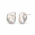 AURORA Baroque Pearl Stud Earrings