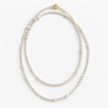 CORA Long Pearl Toggle Necklace
