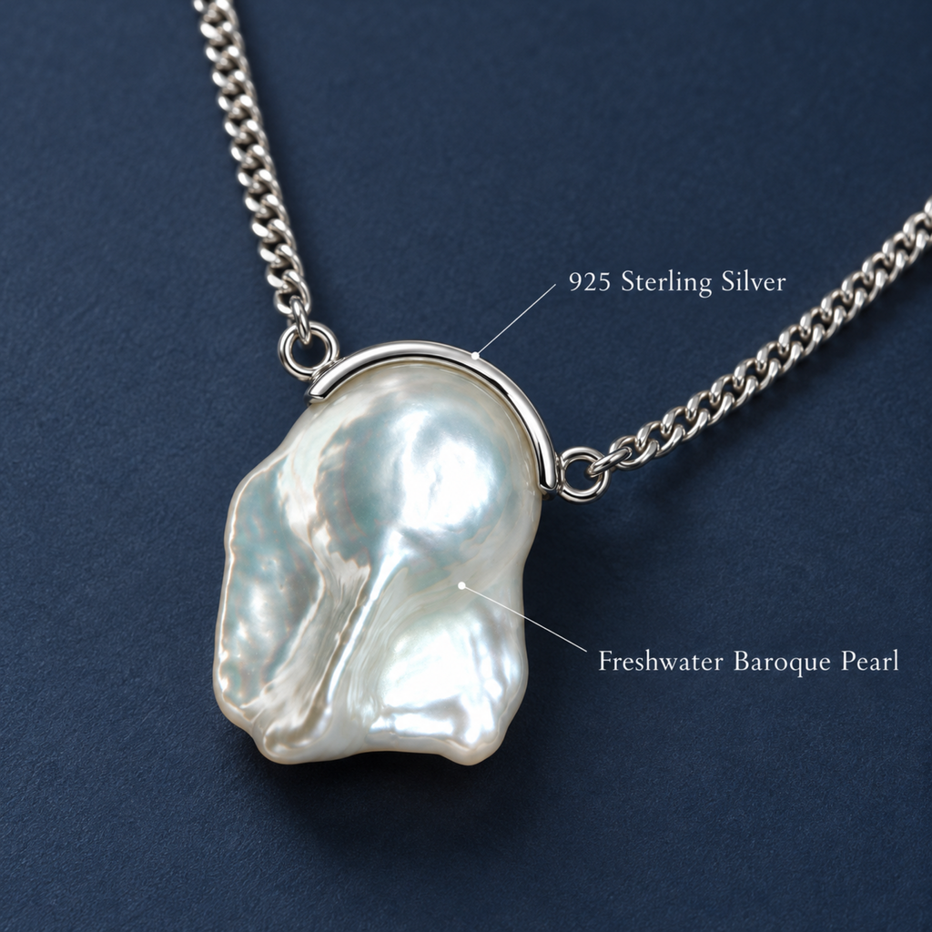 NOVA Baroque Pearl Pendant Necklace