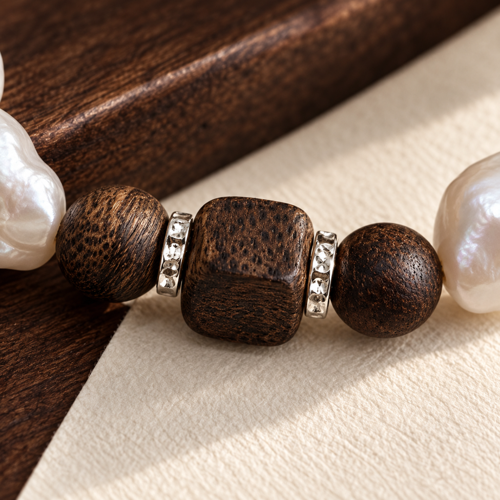 Pearlescent O-T Clasp Bracelet