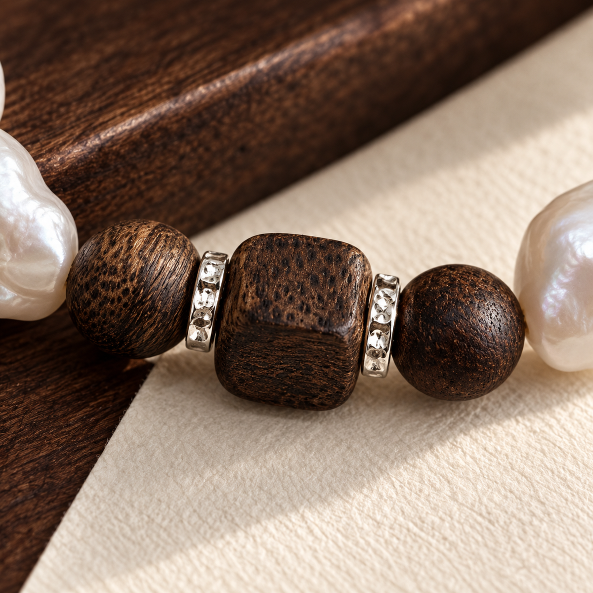 Pearlescent O-T Clasp Bracelet