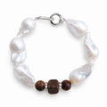 Pearlescent O-T Clasp Bracelet