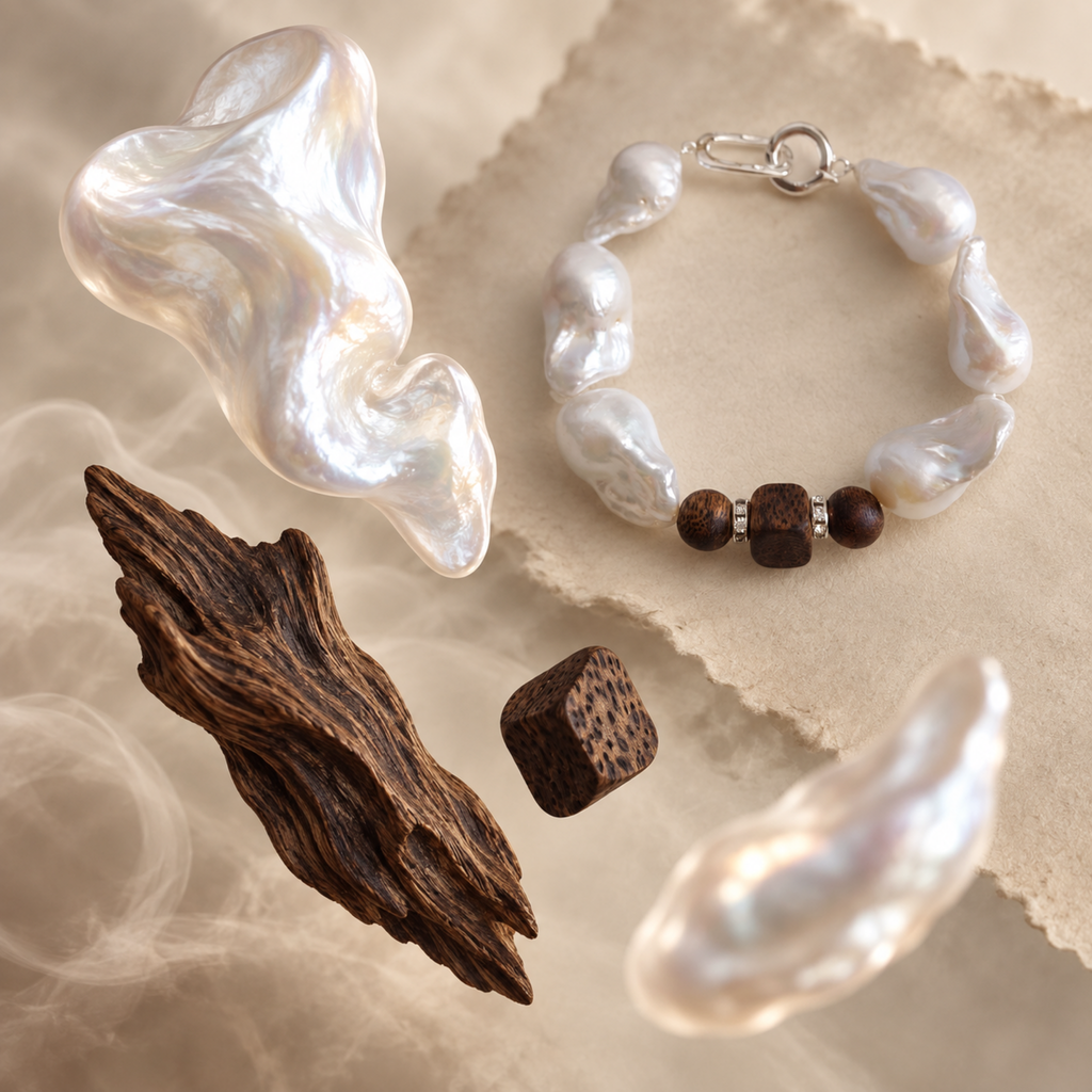 Pearlescent O-T Clasp Bracelet