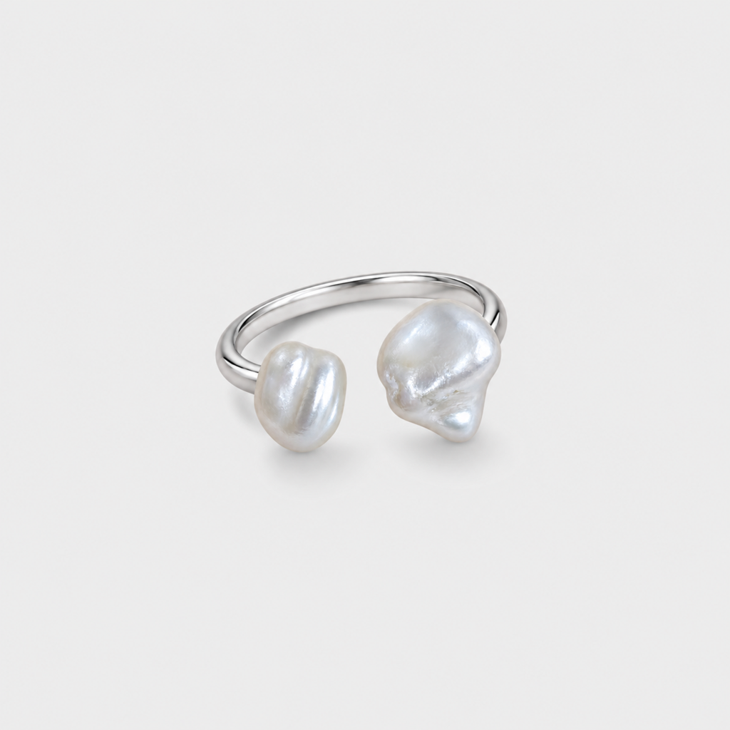 GEMINI Baroque Pearl Open Ring