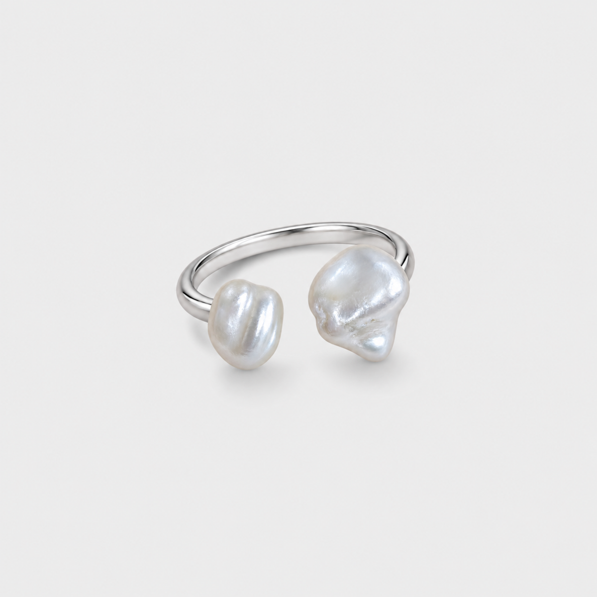 GEMINI Baroque Pearl Open Ring