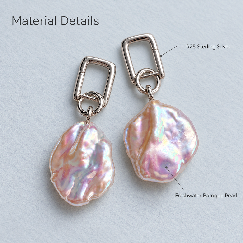 IRIS Baroque Pearl Drop Earrings