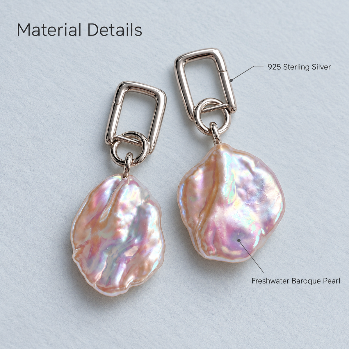 IRIS Baroque Pearl Drop Earrings