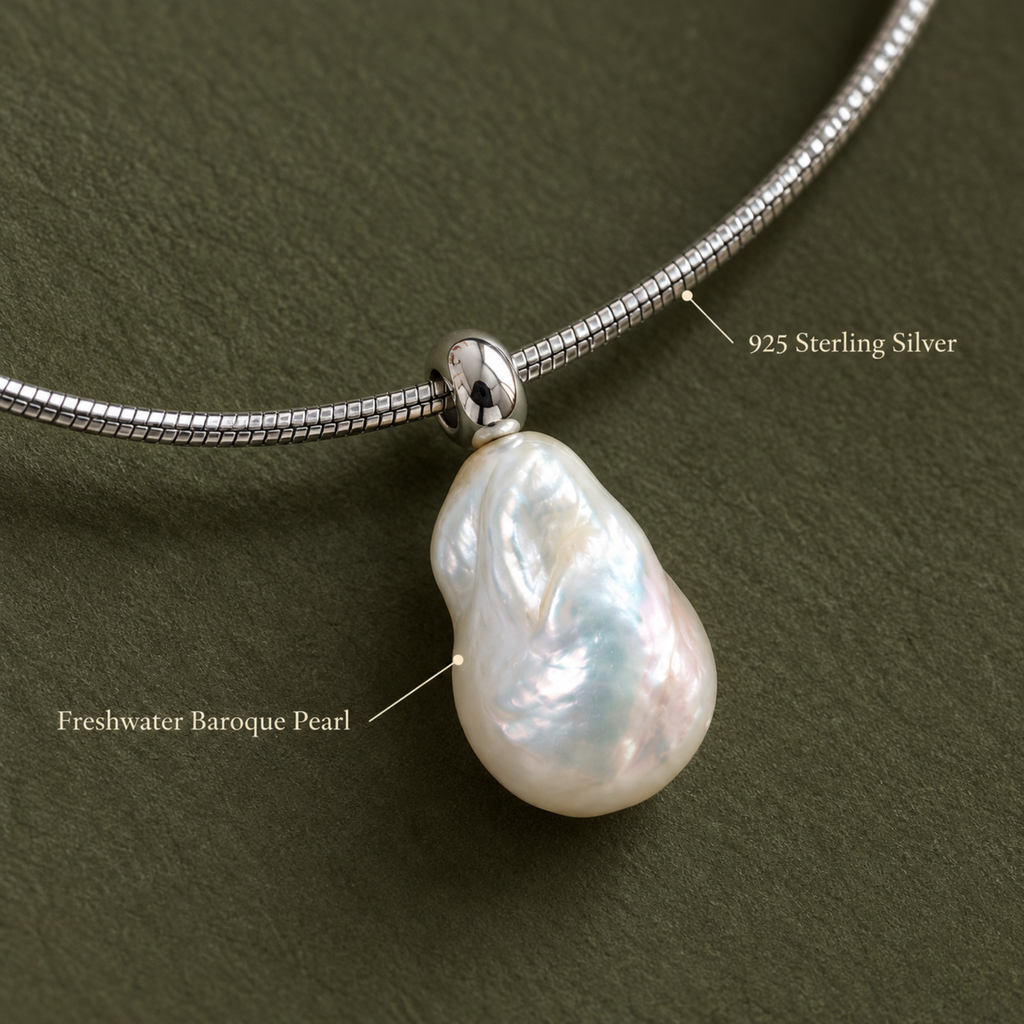 THEIA Baroque Pearl Collar Necklace