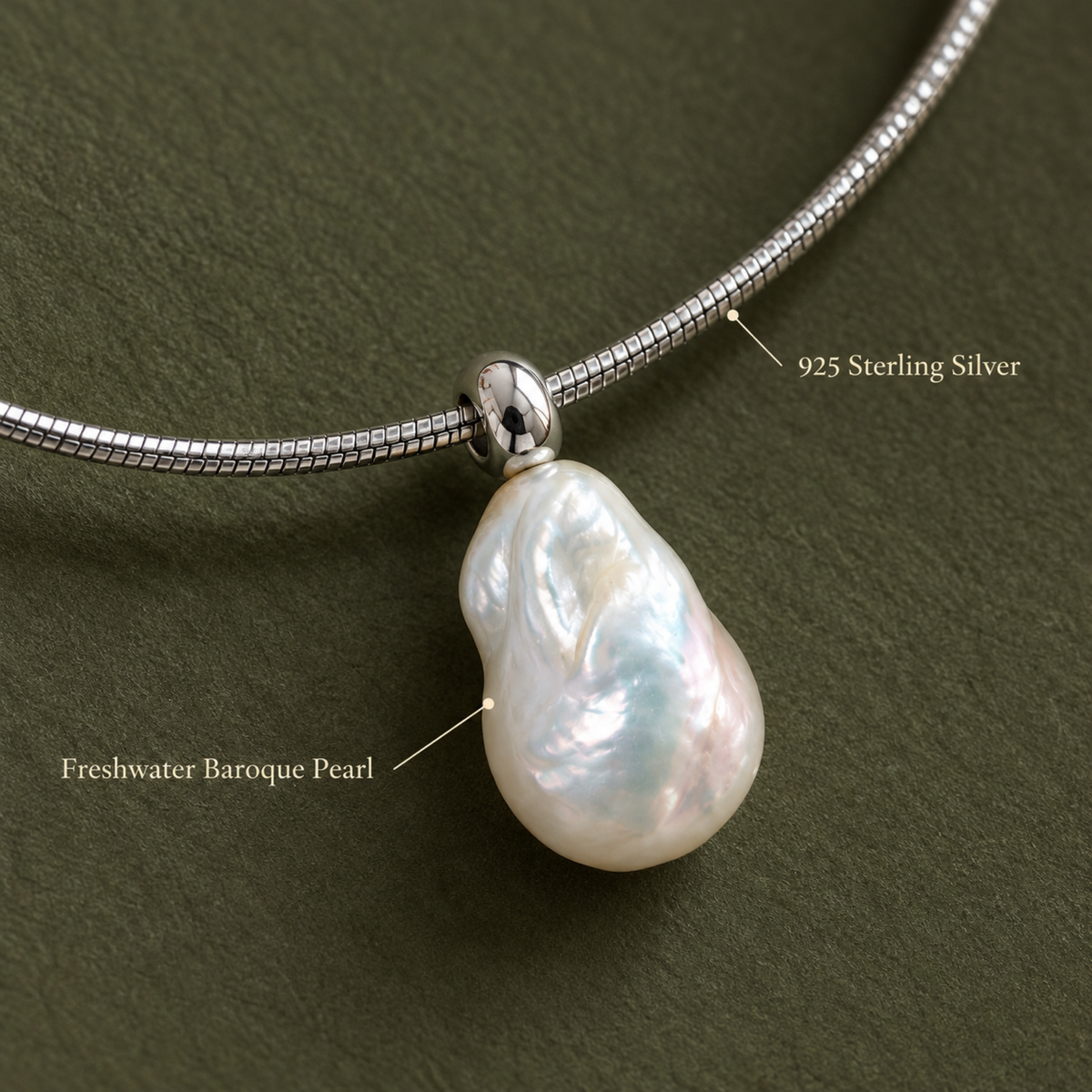 THEIA Baroque Pearl Collar Necklace