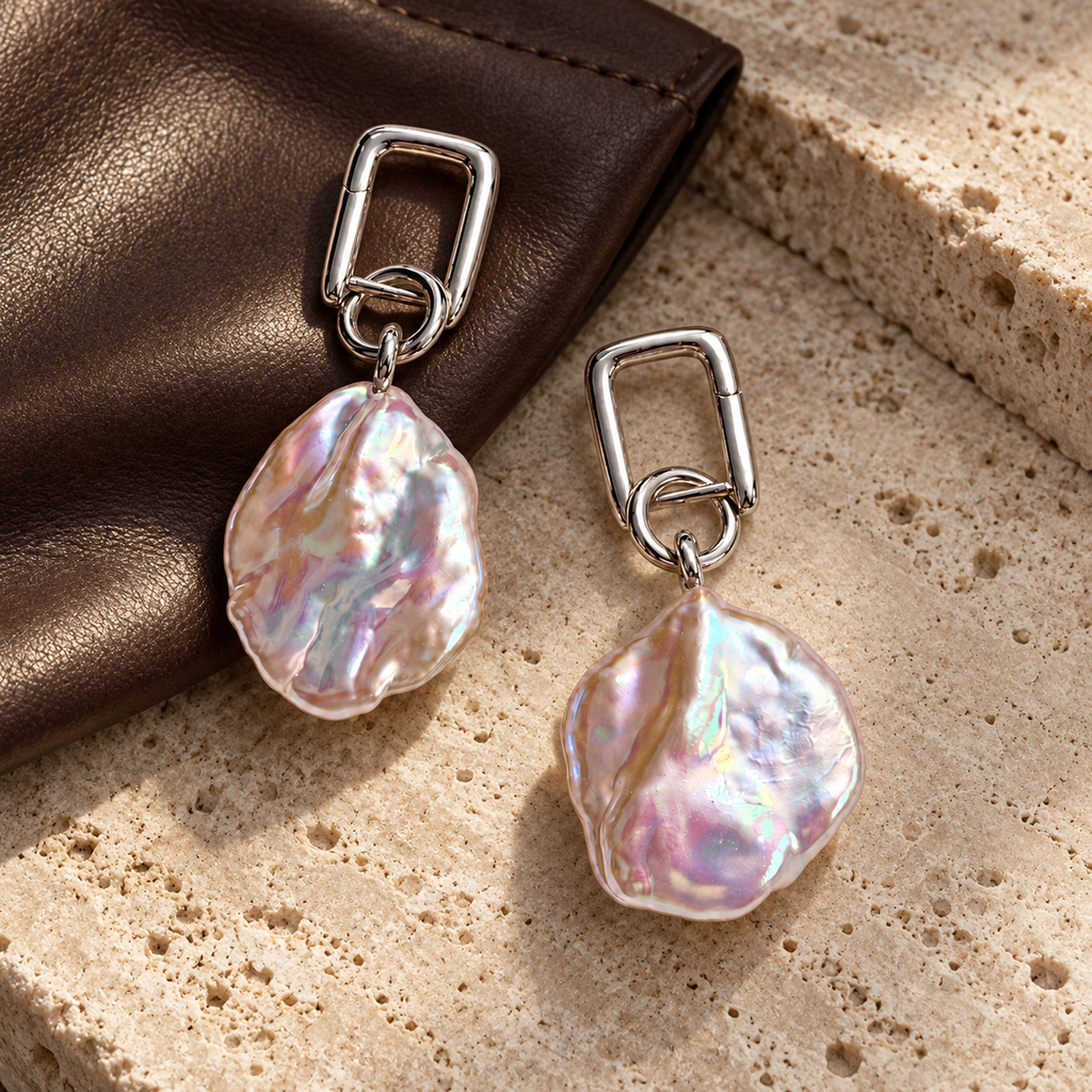 IRIS Baroque Pearl Drop Earrings