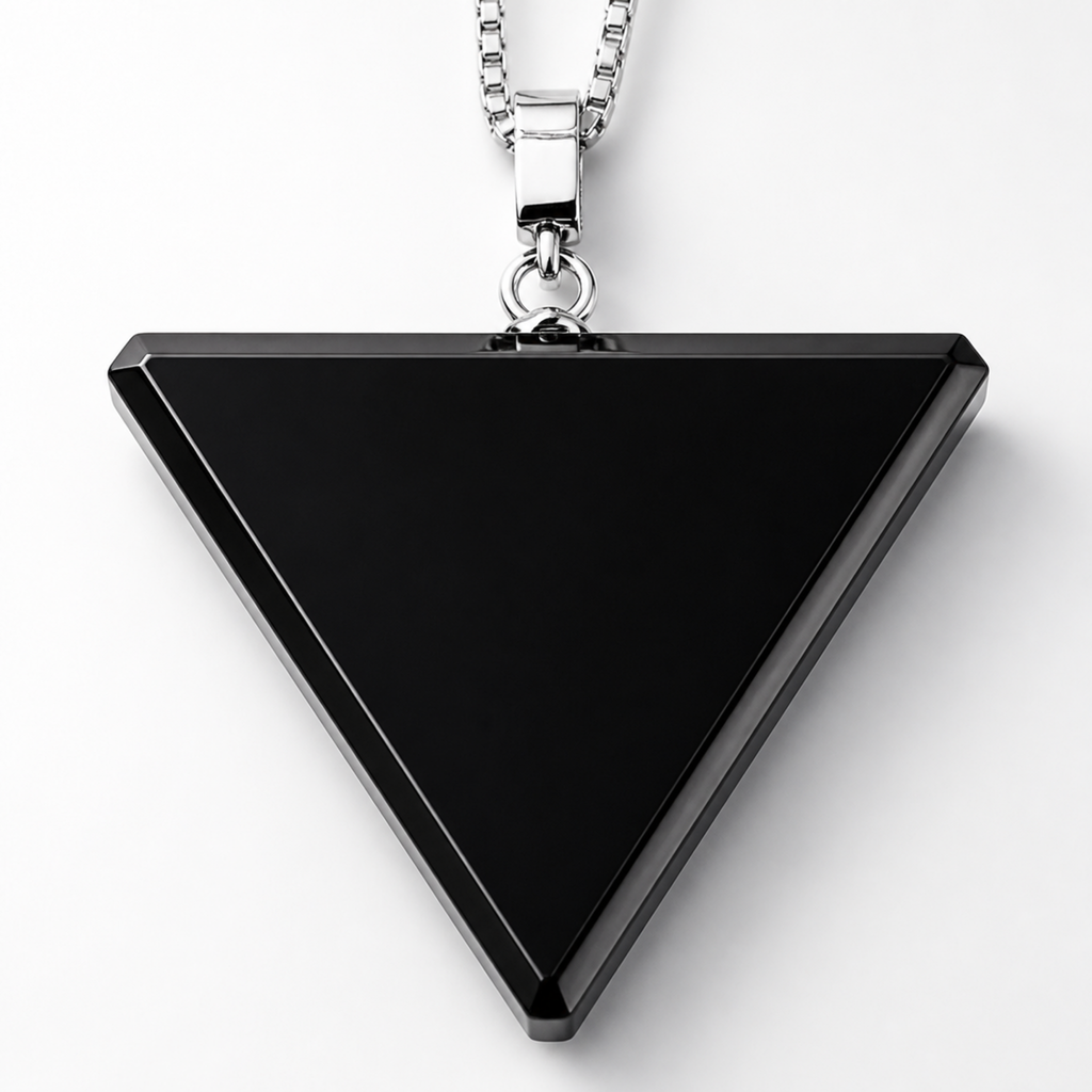 Inverted Triangle Pendant Necklace