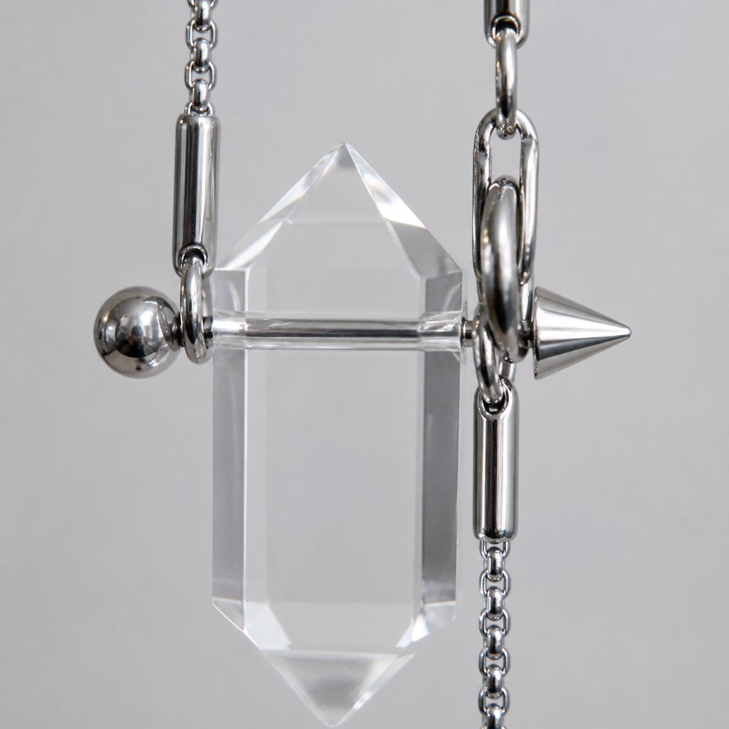 Double-Point Pendant Necklace