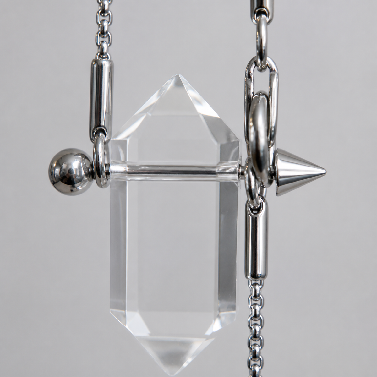 Double-Point Pendant Necklace