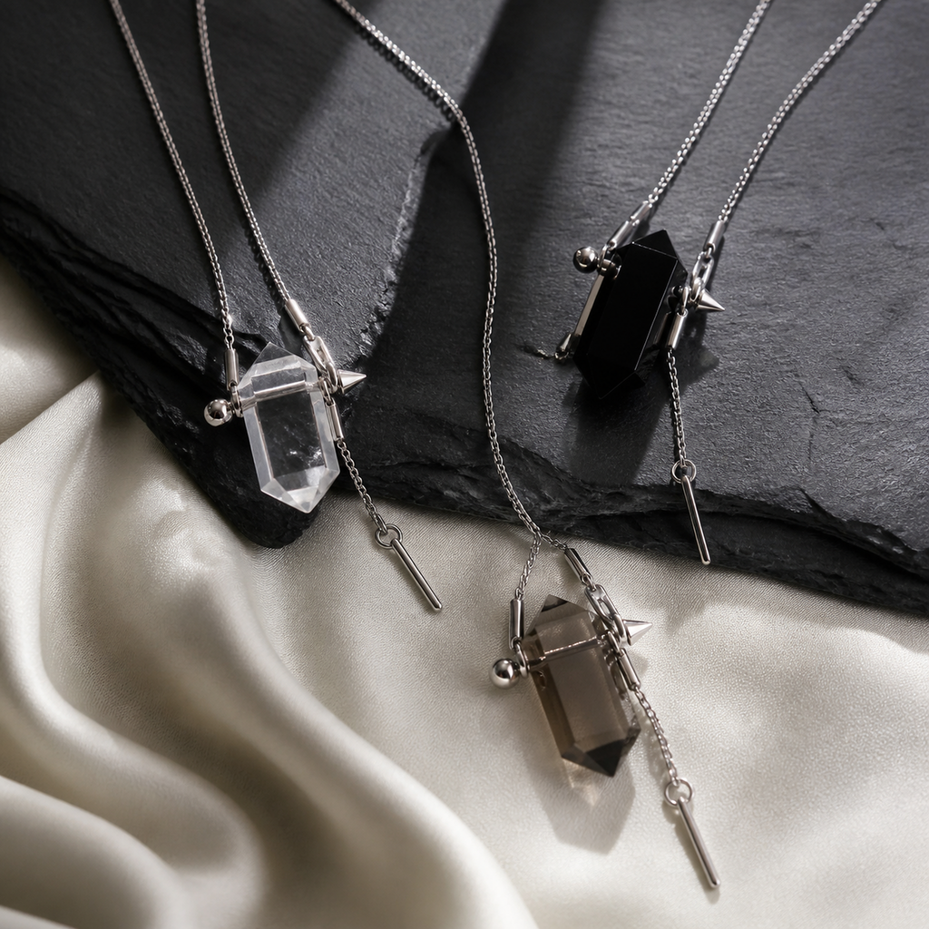 Double-Point Pendant Necklace