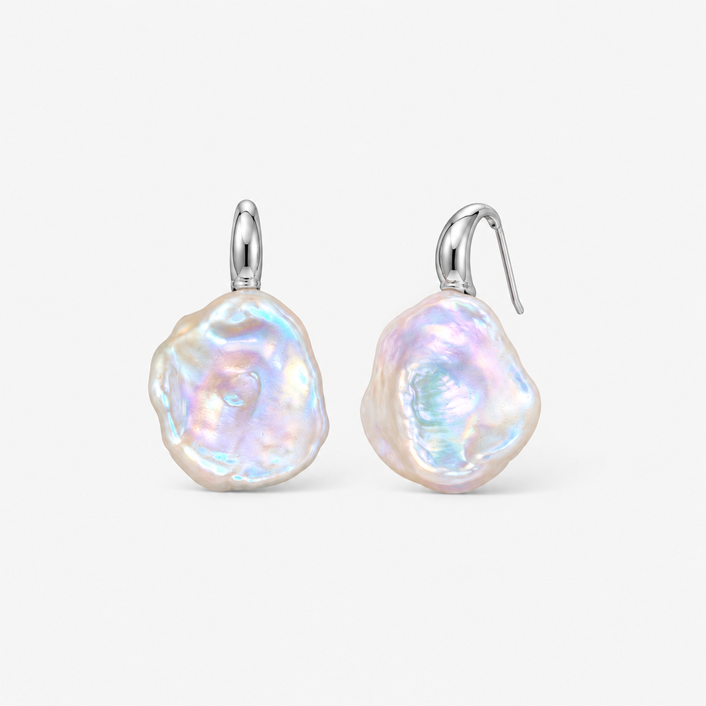 MIRA Baroque Pearl Drop Earrings