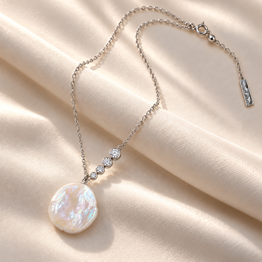 VESPER Baroque Pearl Pendant Necklace
