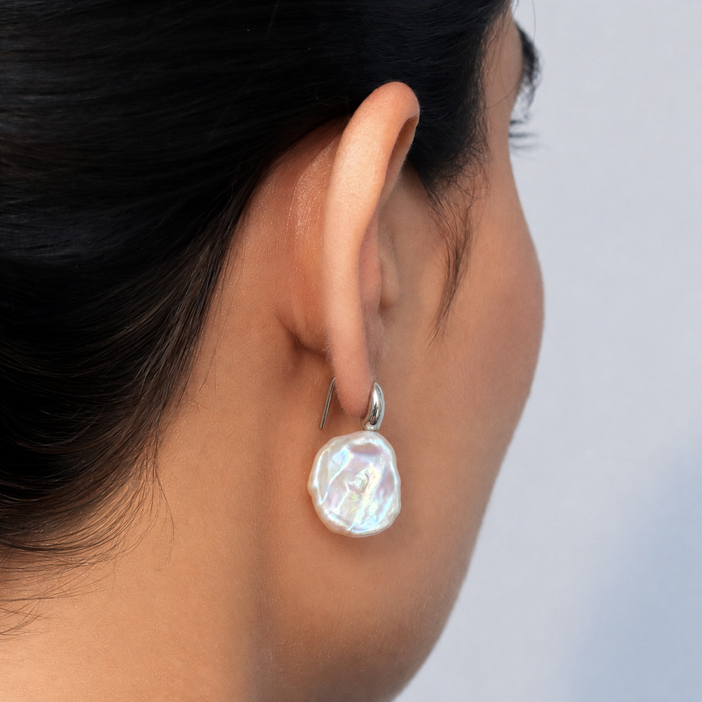 MIRA Baroque Pearl Drop Earrings