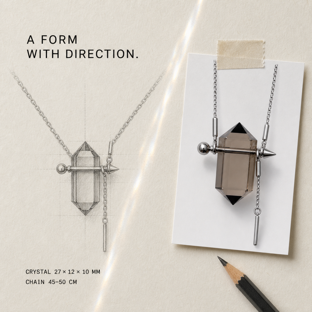 Double-Point Pendant Necklace