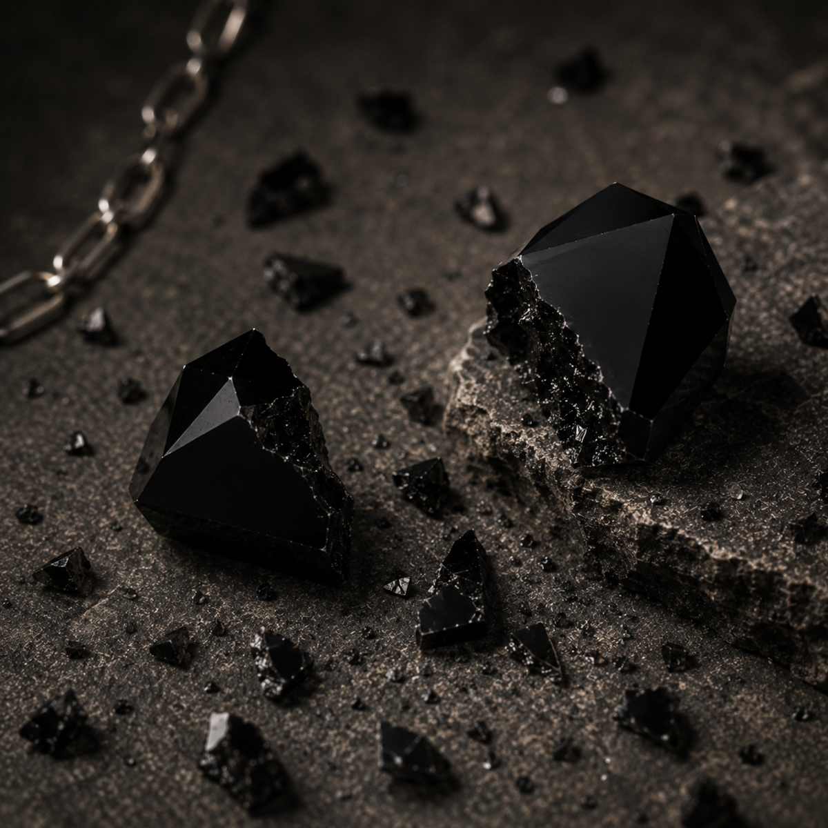 Faceted Six-Point Star Pendant Necklace