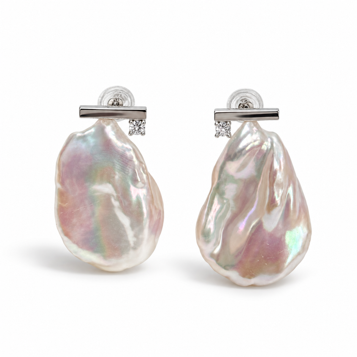 ESTELLE Baroque Pearl Drop Earrings