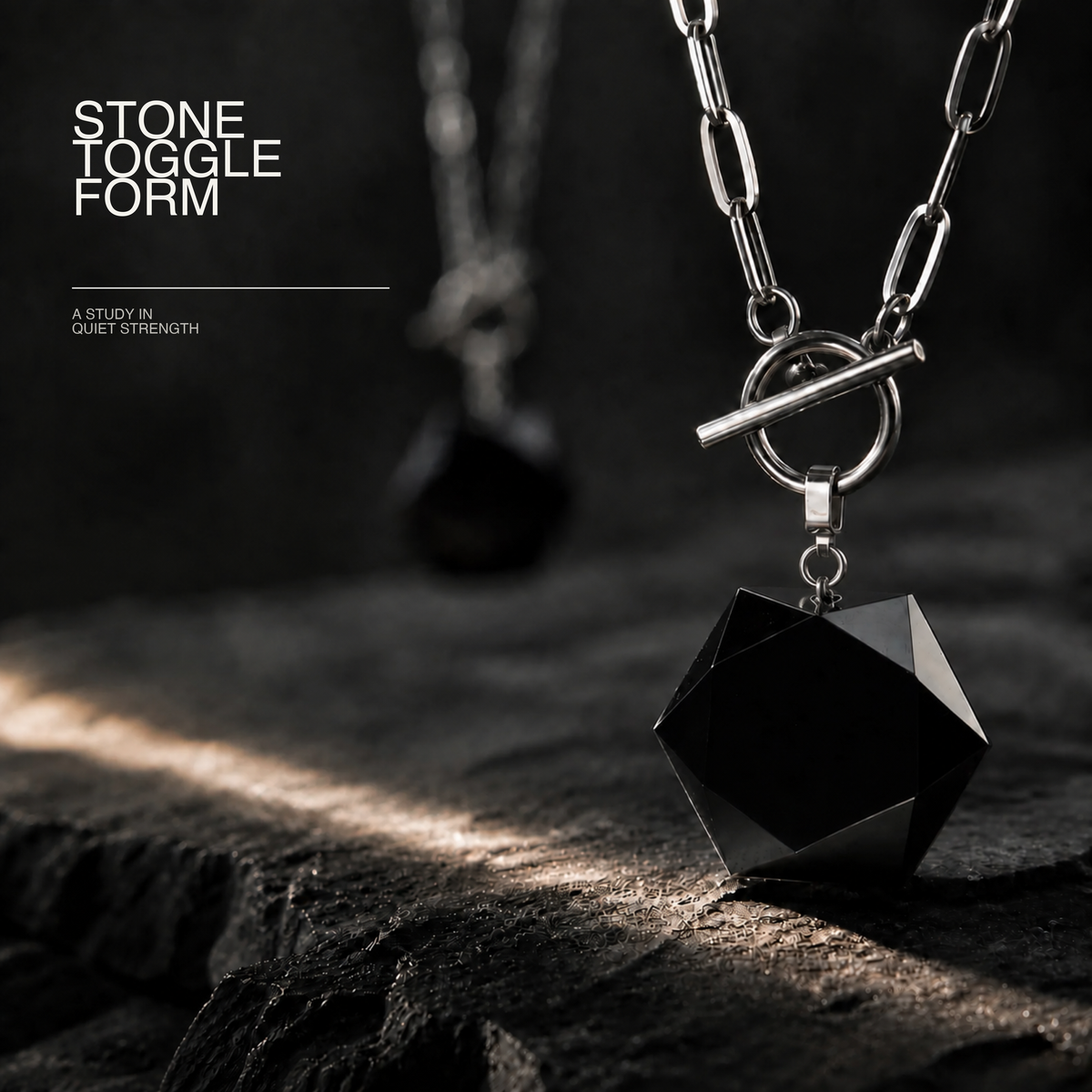 Faceted Six-Point Star Pendant Necklace