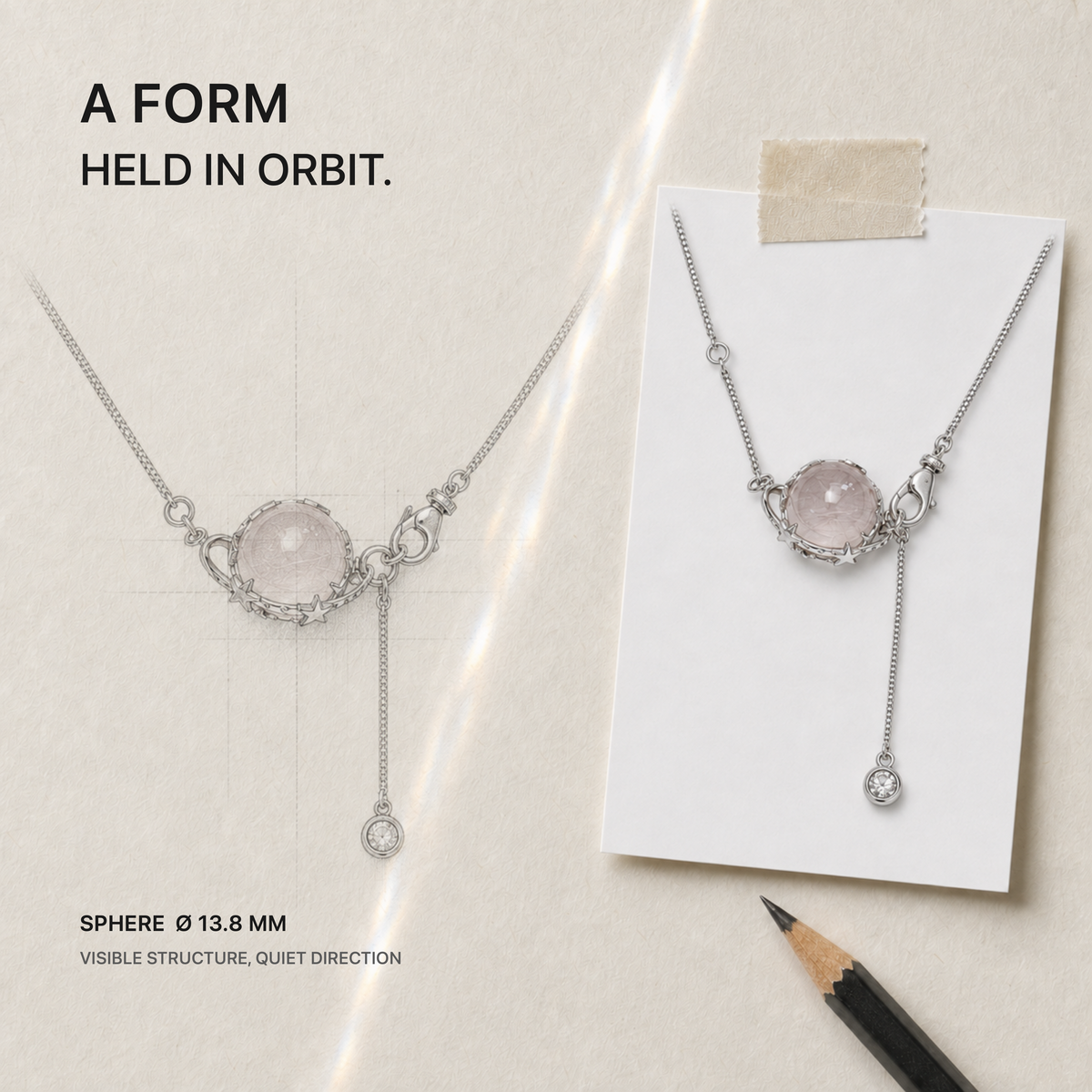 Celestial Orb Pendant Necklace