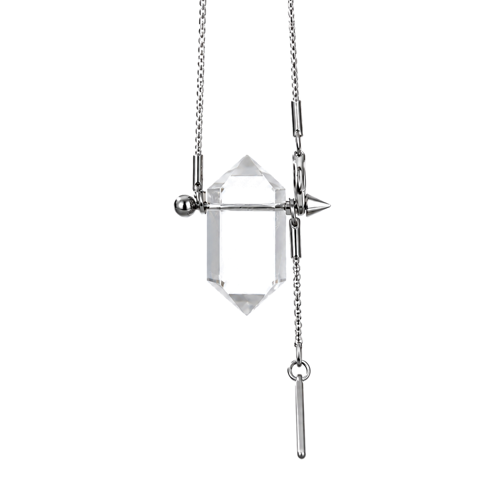 Double-Point Pendant Necklace